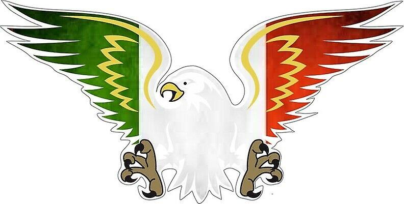 贴纸贴纸乙烯基鹰意大利国旗意大利意大利人