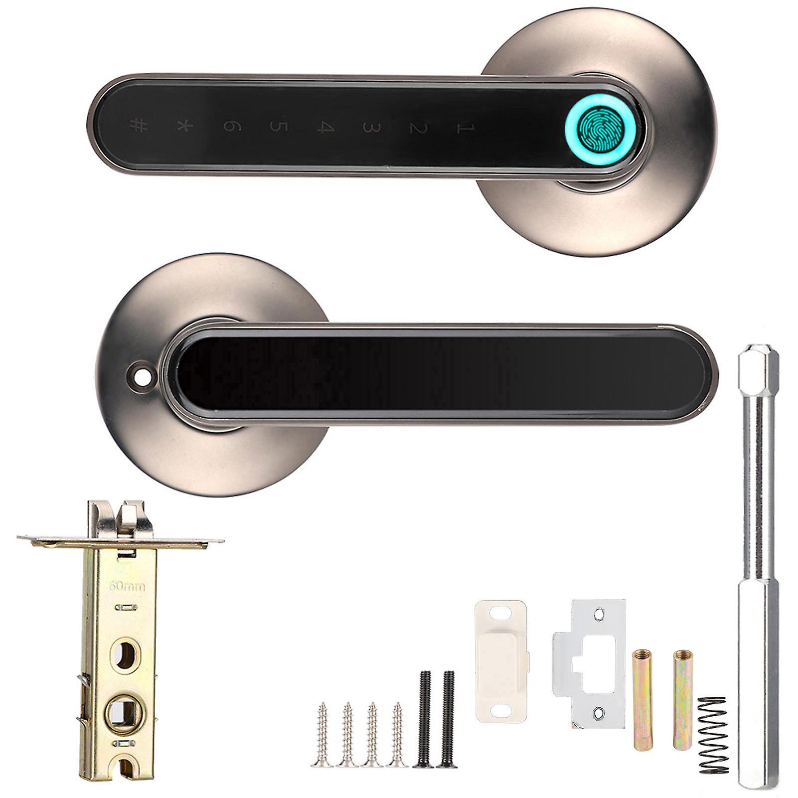Smart Fingerprint Door Lock - Keyless Entry with Bluetooth, Password & Biometric Security
