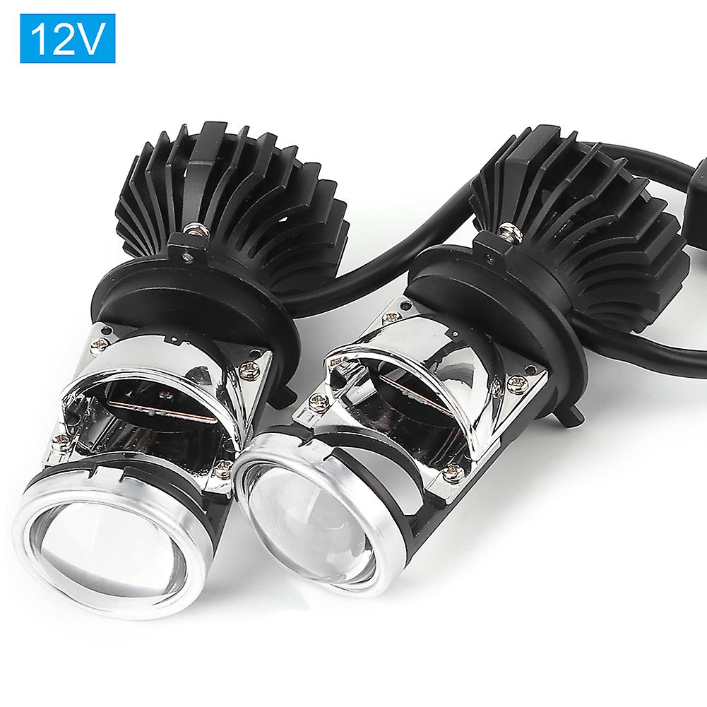 2pcs H4 LED Headlight Bulb 20000LM 90W IP65 High Low Beam Conversion Kit with Mini Projector Lens12V 