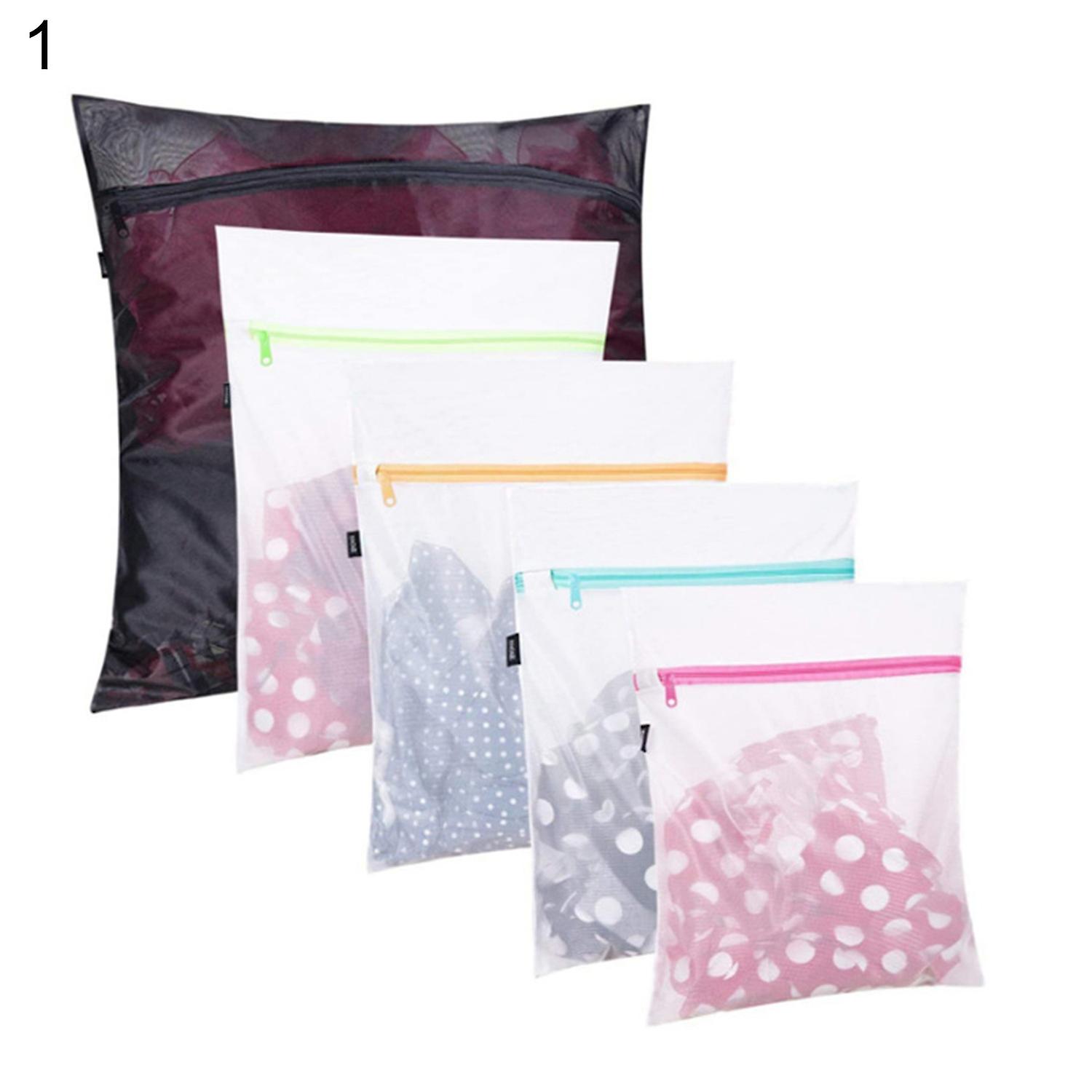 Underwear Wash Bag Fine Mesh Home Use Polyester Zipper Laundry Wash Bag for Home