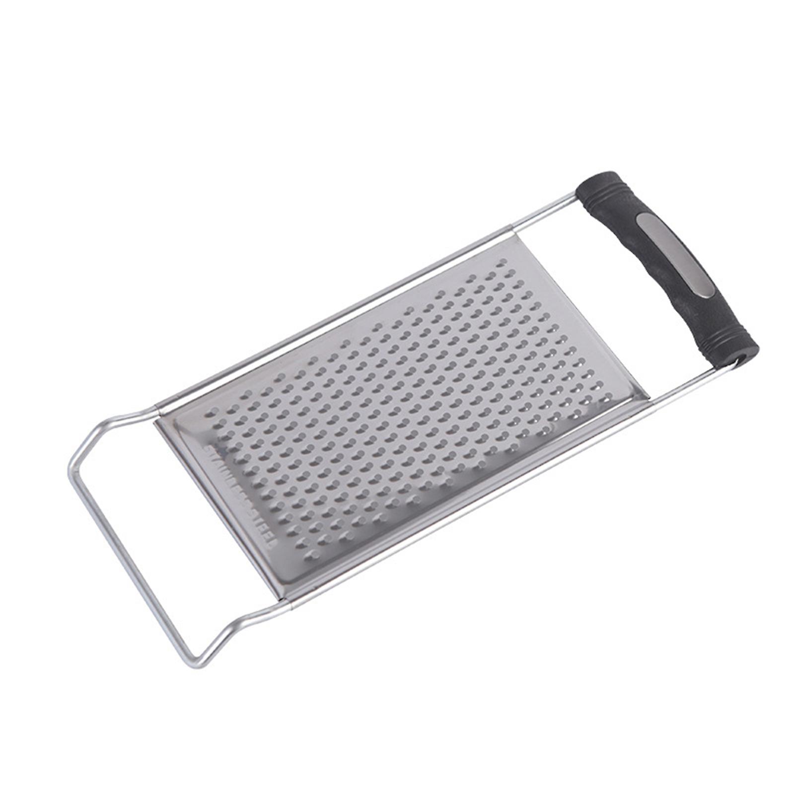 Heavy-Duty Stainless Steel Grater & Shredder - Multi-Functional Grating Plate for Cheese, Vegetables, and Spices