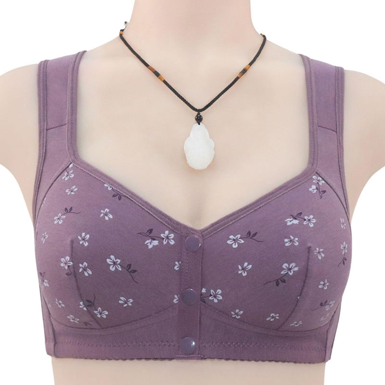Acélgyűrű Free Front Button melltartó Lélegző Camisole Bralette nőknek Női