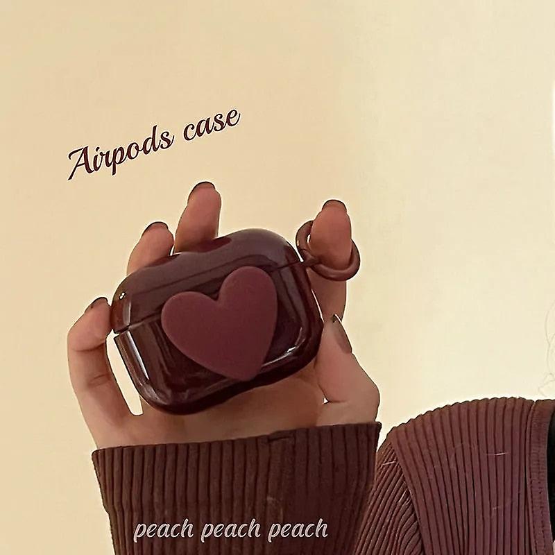 For Airpods 3 Cases Cute Heart Clear Earphone Case For Apple Airpod Pro Wireless Bluetooth Silicone Airpods Cases Airpods 1/2
