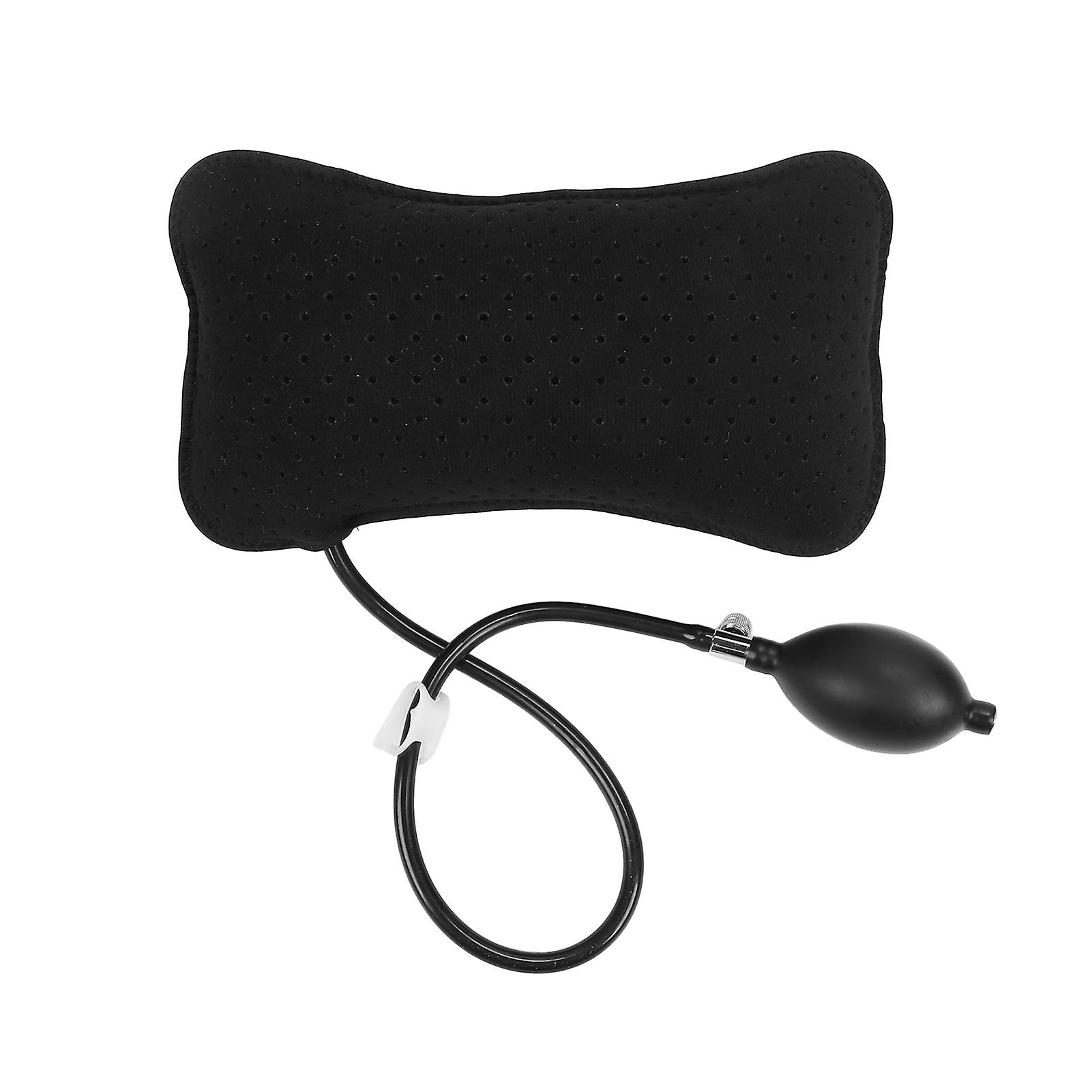 Inflatable, washable, breathable, portable and firm lumbar support pillow