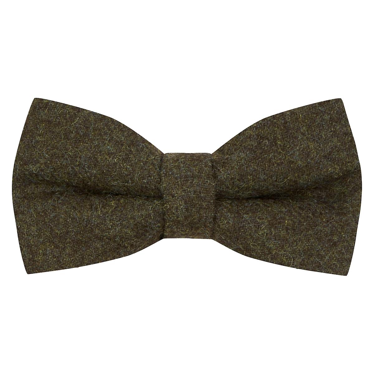 Earth Green Donegal Tweed Bow Tie
