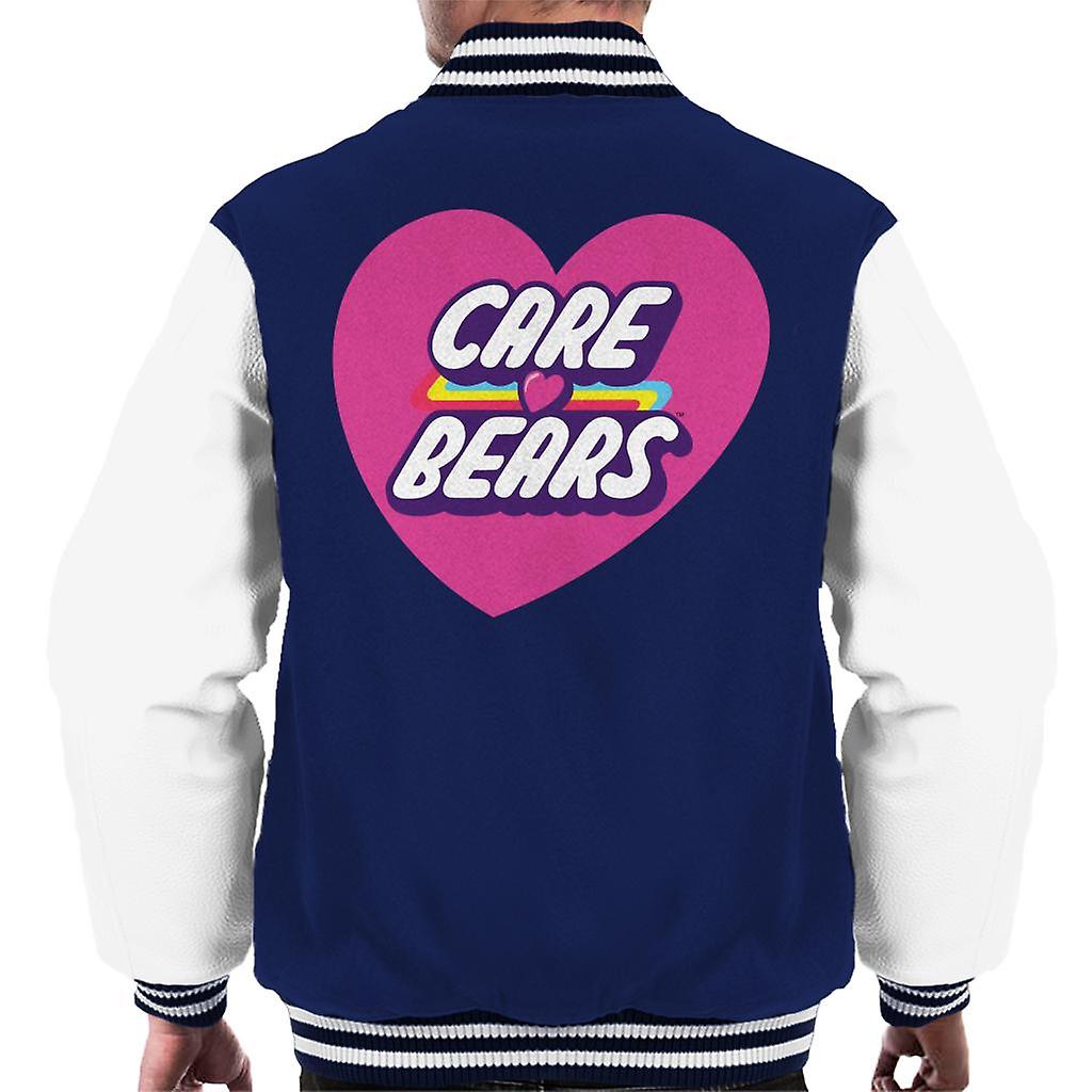 Care Bears låse Magic Pink Heart Mænd's Varsity Jacket
