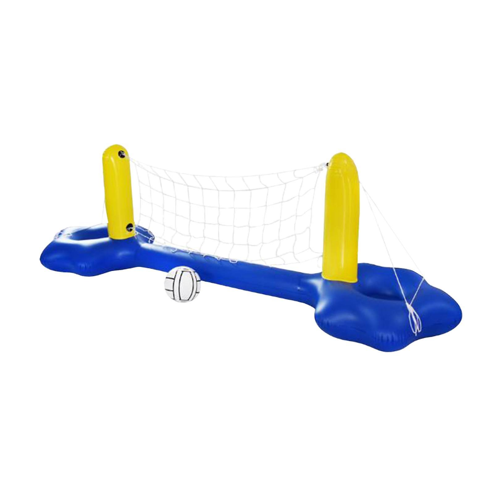 Floating Volleyball Net Inflatable Pool Volleyball Set Water Toys Poolside Inflatable Pool Games for Parent Child Kids Adults