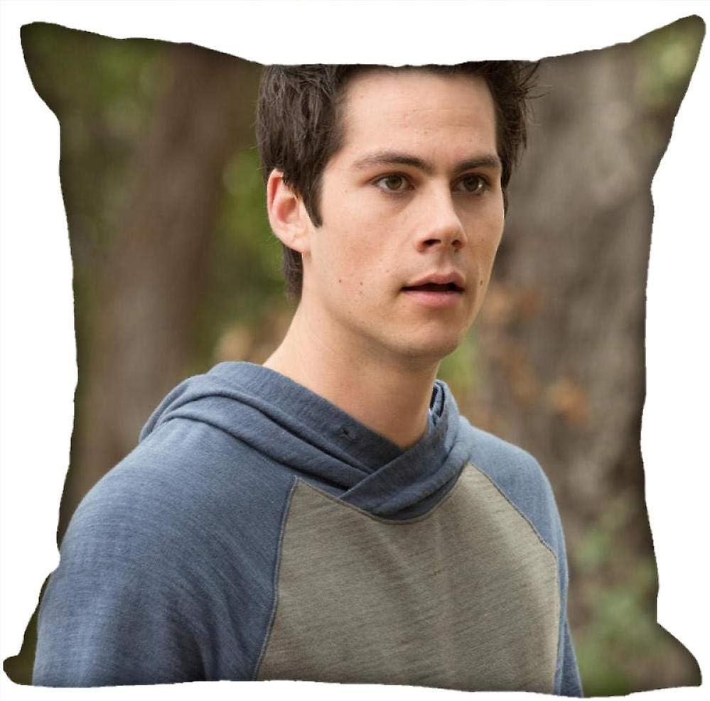 スター枕カバーディランオブライエンスクエア枕カバークリスマスジッパー枕カバー*クッションカバー18x18 AA-1045