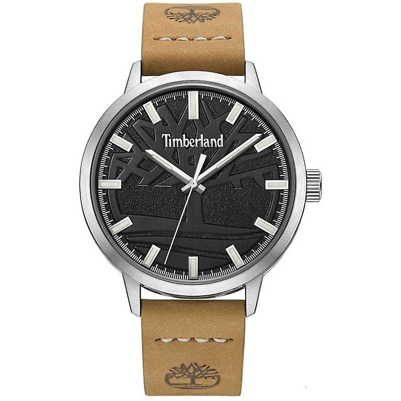 Timberland Tdwga2181901 Ανδρικά Tan Leather Strap Watches