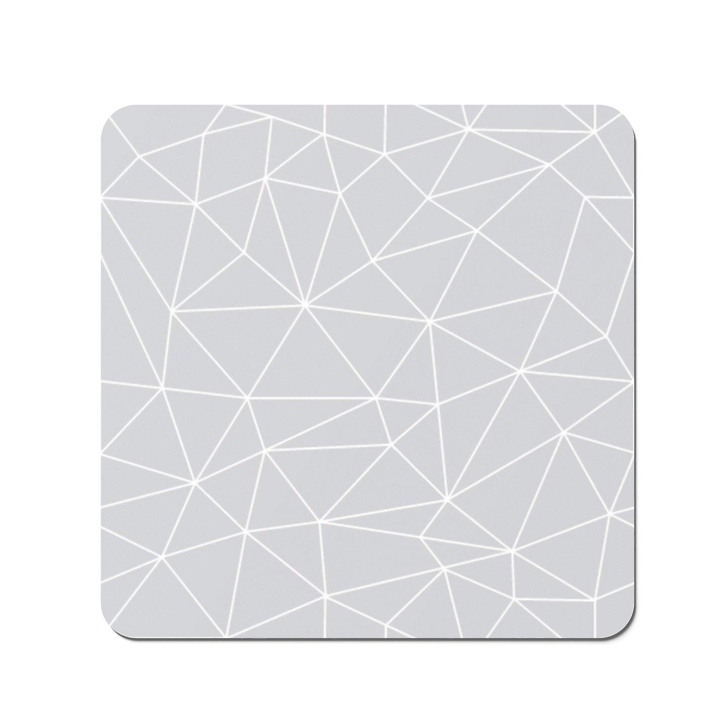 Geometric Triangle Pattern Coasters