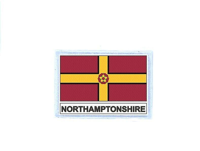 Scratch patch badge prints flag united kingdom northamptonshire