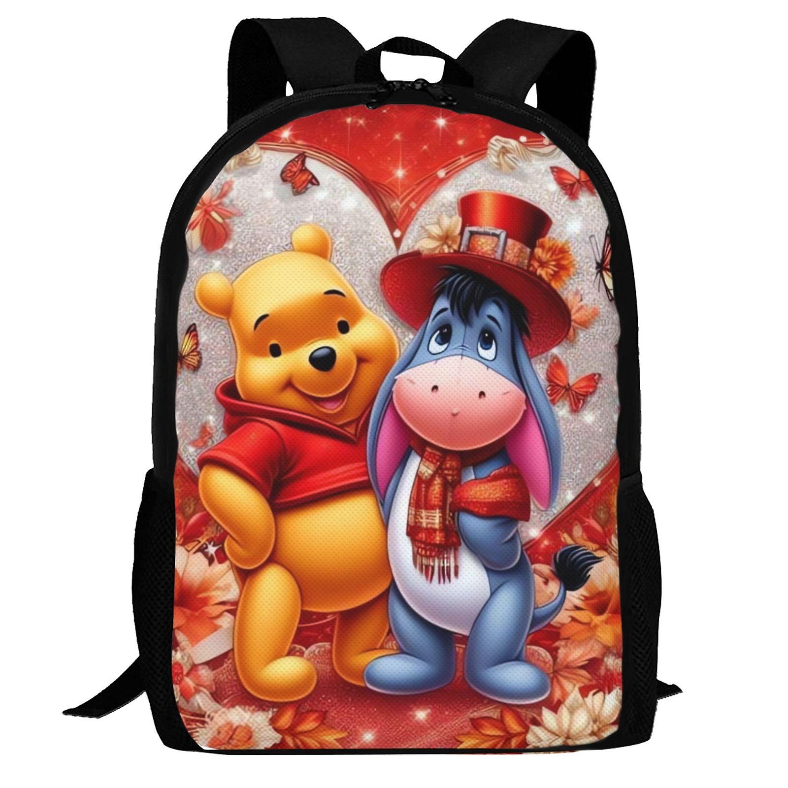 Winnie The Pooh Backpack,Laptop Backpack Lightweight Casual DaypackMulti-Function Travel Backpack
