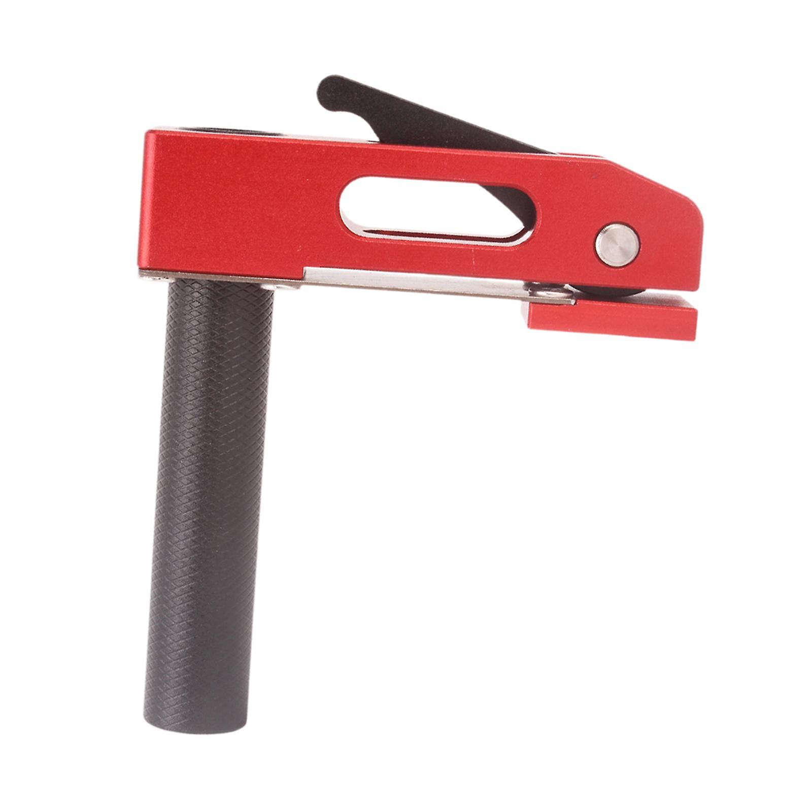 Fast Hold Down Bench Dog Clamp Easy Use for Routing Woodwork Wood Carving Red