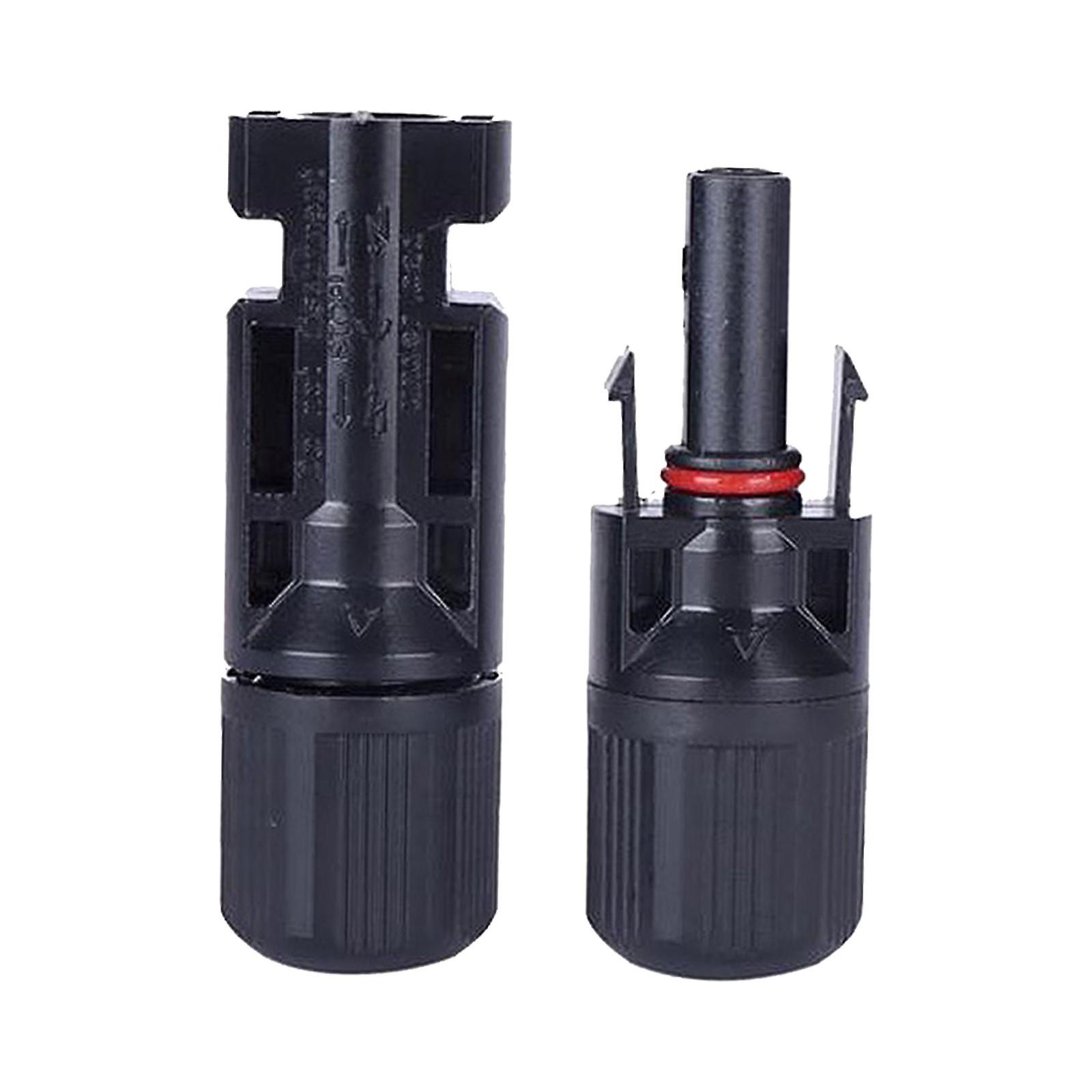 2Pcs Solar Connector Easy to Assemble for Solar Panel Practical Lightweight