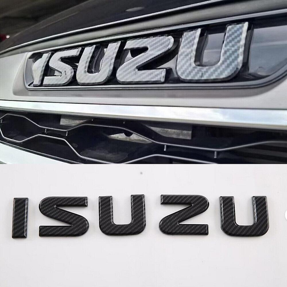 Accessori per auto per Lsuzu MU-X D-MAX Lettera Logo Emblema Decalcomania Auto 3D Adesivo Trim 2024