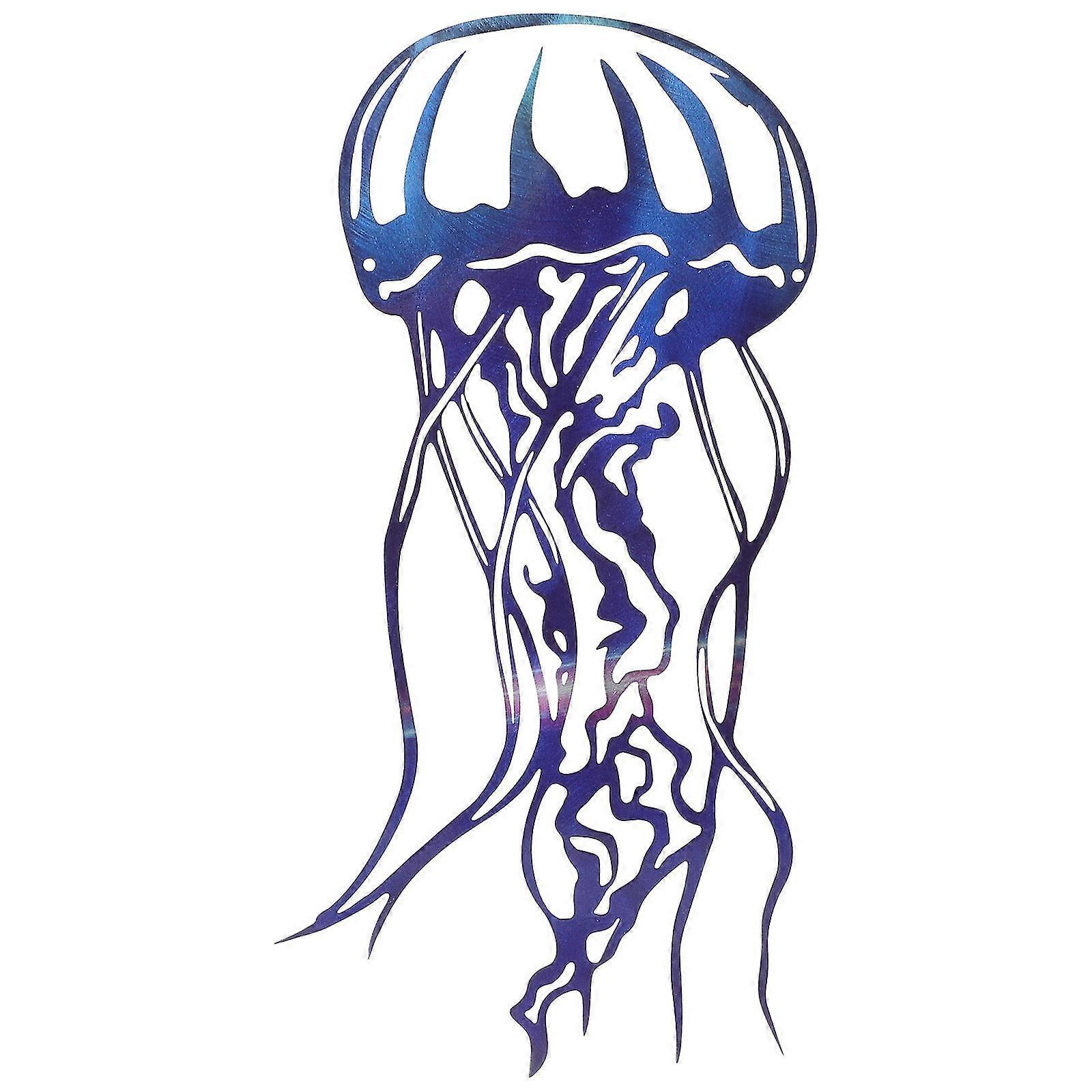 معدني قنديل البحر ديكور الجدار قنديل البحر النحت البحر الأبيض المتوسط نمط ديكور الجدار Z