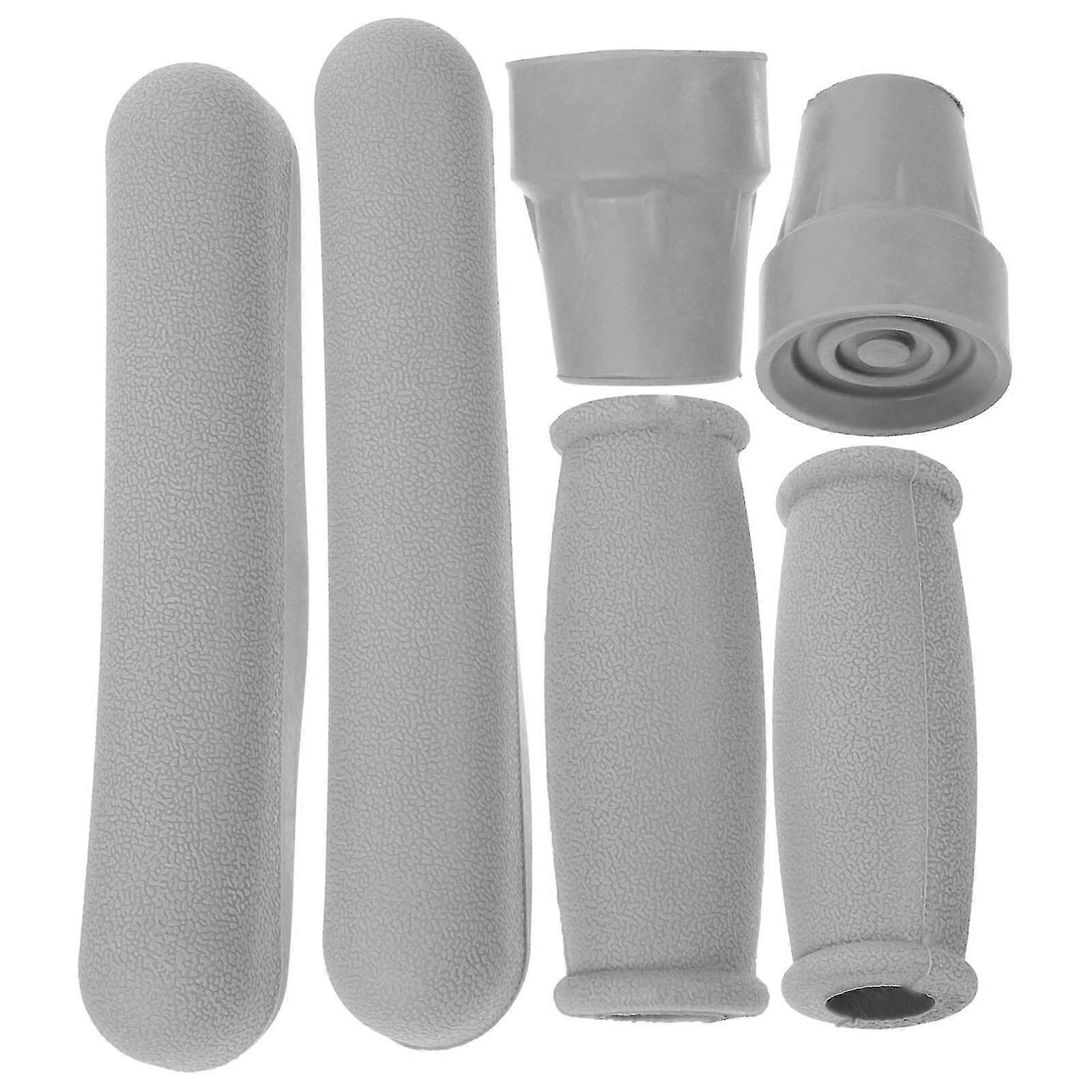 1 Set Of Crutch Kit Underarm Hand Grip Comfortable Feet Cap Crutch Pad For Armpit Crutch Tool-In Stock