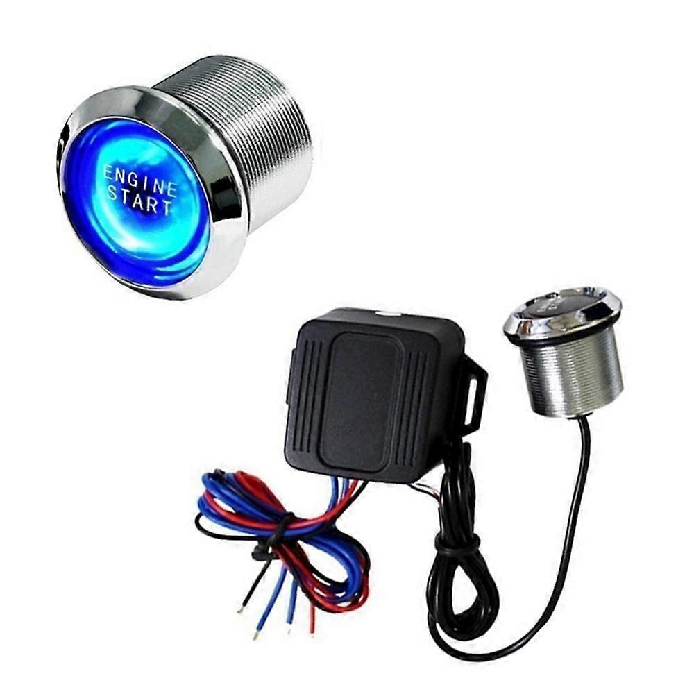 Car Engine Key Blade Push Start Button RFID Engine Lock Ignition Keyless Entry System Go Push Button Engine Start Stop Immobilizer