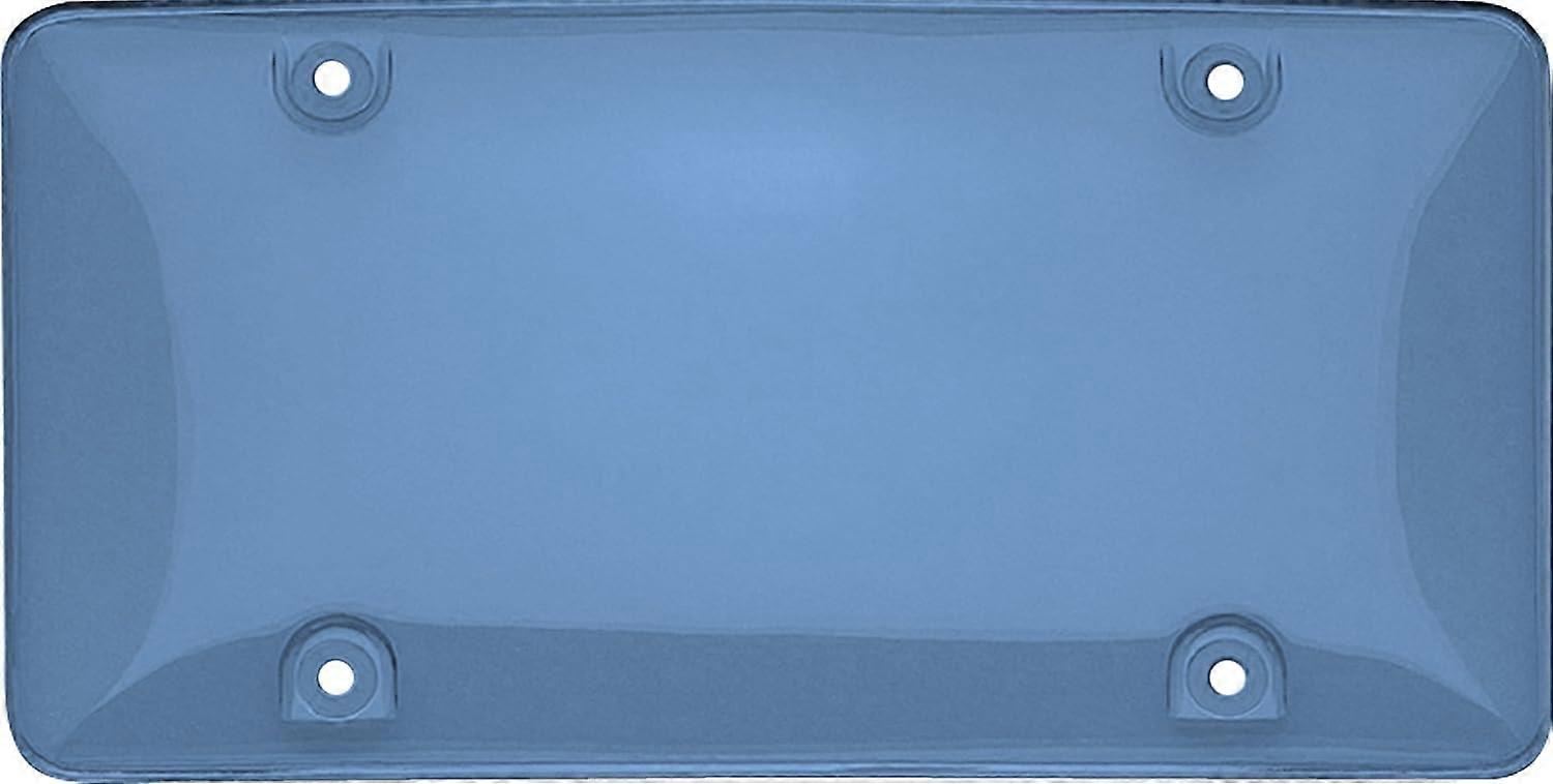 Clear Smoked License Plate Cover Frame Shields - 2-Pack Novelty/License Plate Clear Smoked Bubble Shields