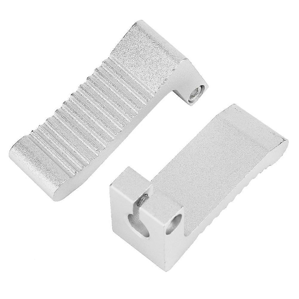 2PCS Motorcycle Foot Pedal Modification Accessories Fit For PEG REST 43CC 47CC 49CC (Silver) E2U~02