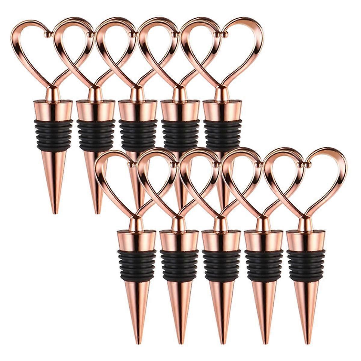 Wine Stopper 10Pack Wine Bottle Stopper Reusable Wine Stoppers for Keeping Standard Bottles Wine Champagne Fresh