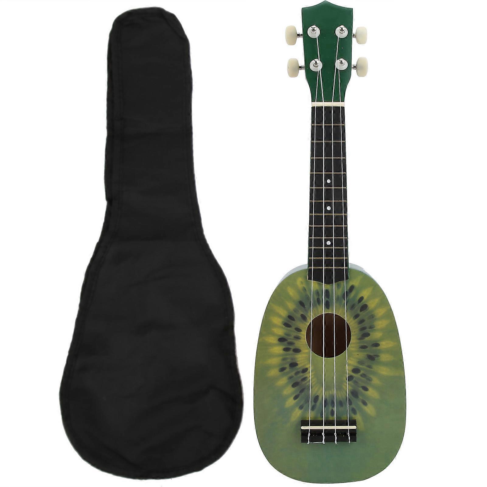 21in Ukulele With Carry Bag Tropical Fruit Pattern For Beginners Children Studenttype 3