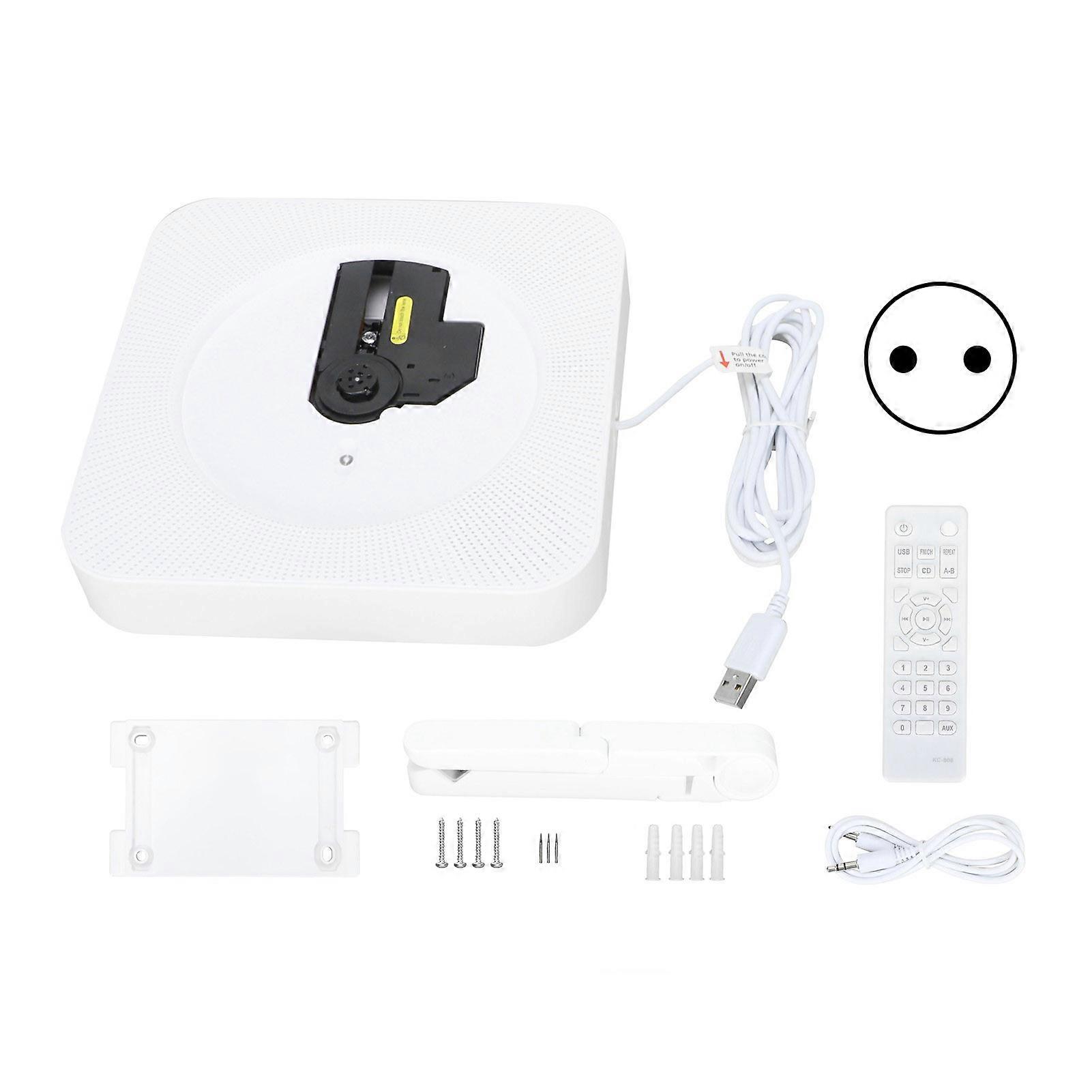 Wall Mounted Cd Player Portable Remote Control Bluetooth Music Cd Player For Home Wall Decorationeu