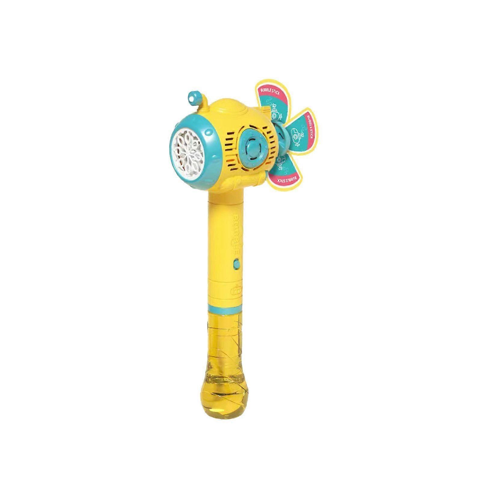 Automatic Bubble Maker with Light Outdoor Toys for Halloween Garden Backyard