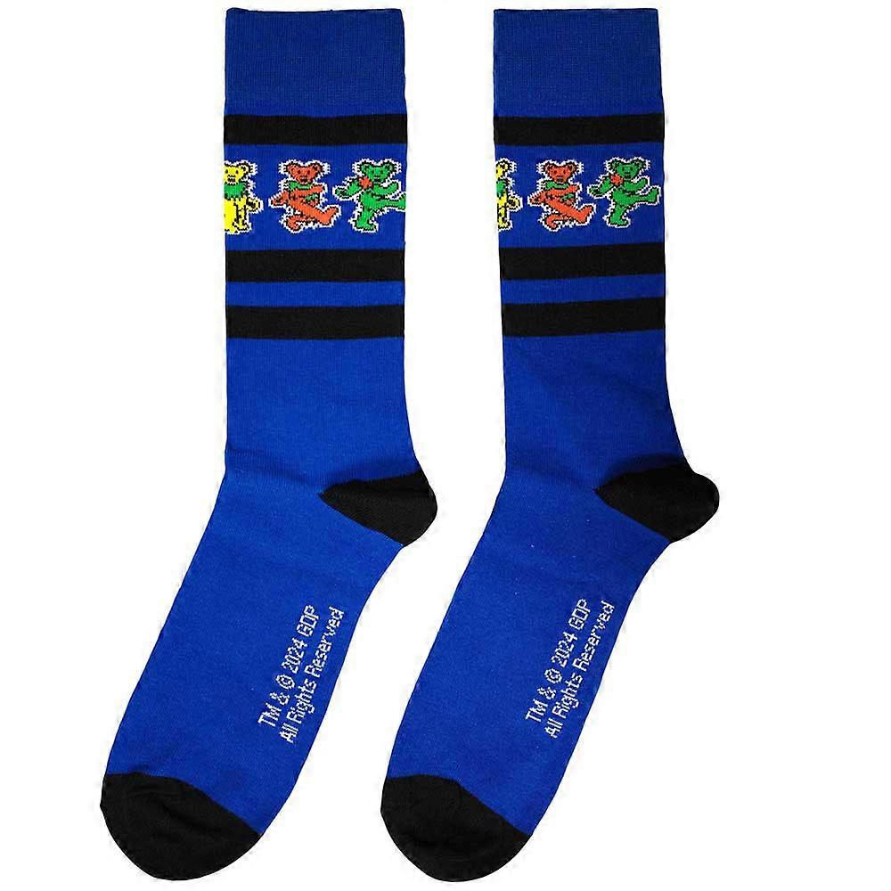Grateful Dead Dancing Bears Stripe Ankle Socks