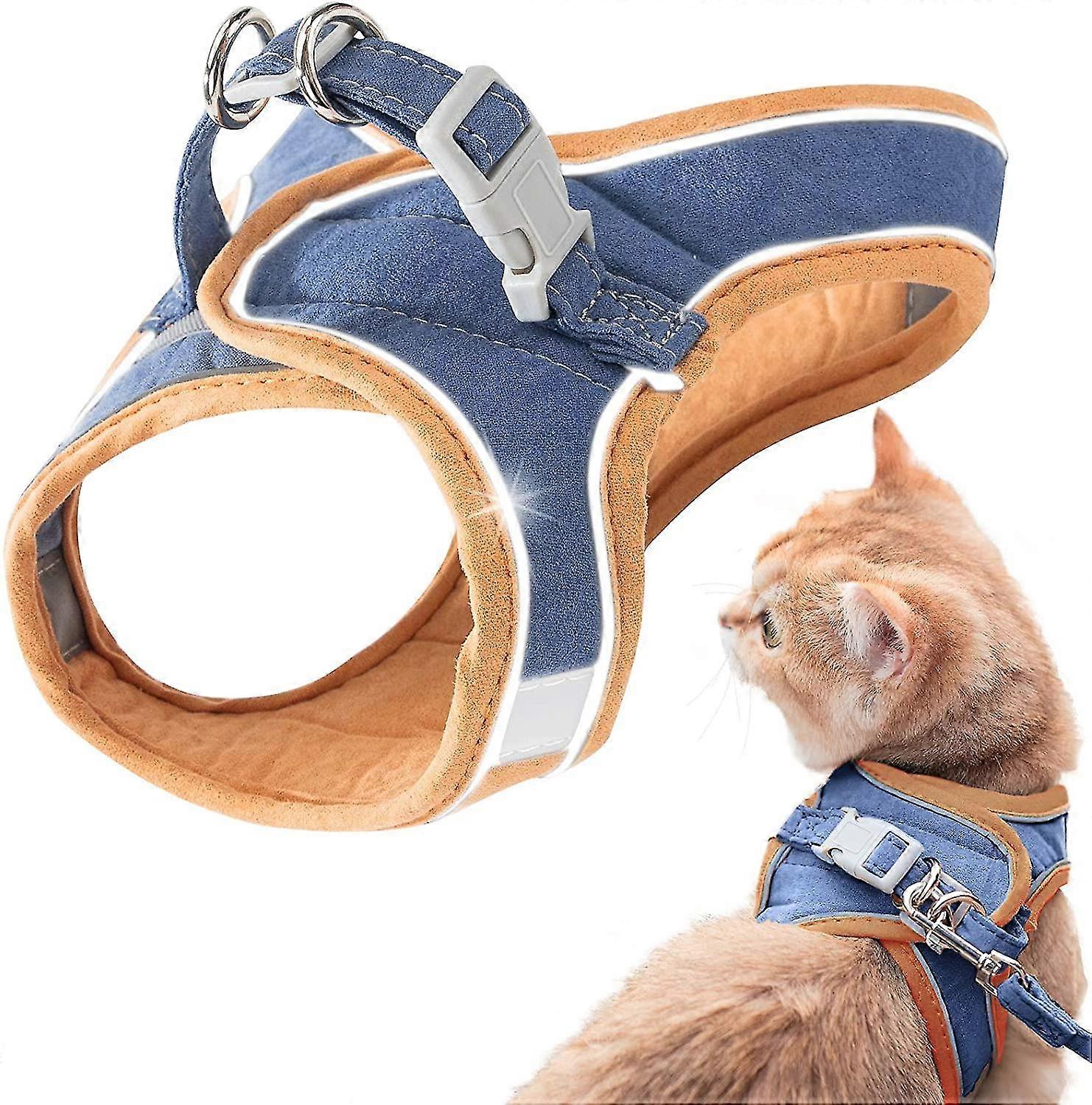 Reflective Cat Jacket For Outdoor Walking