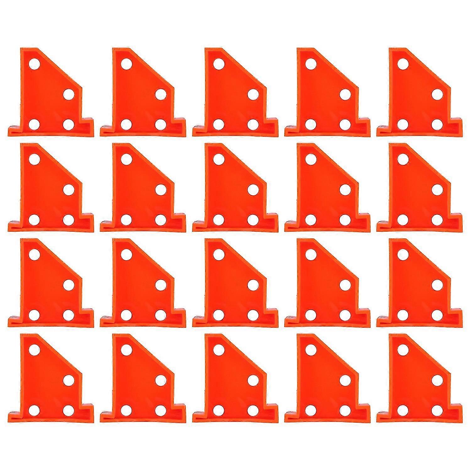 20Pcs Flooring Spacers Reusable Triangular Laminate Wood Flooring Tool Carpenter Supply-YM