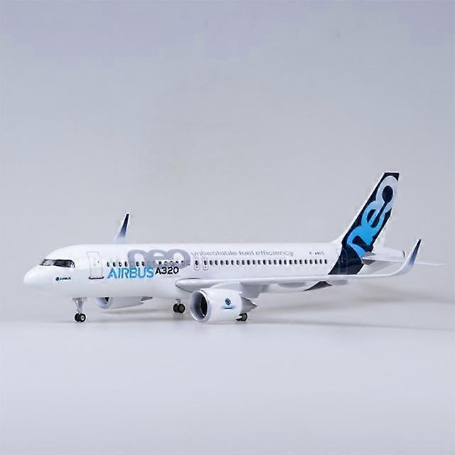 47CM 1/80 Airplane 320NEO A320 NEO Air Airlines Model Toy Light & Wheel Landing Gear Diecast Resin Plane Model