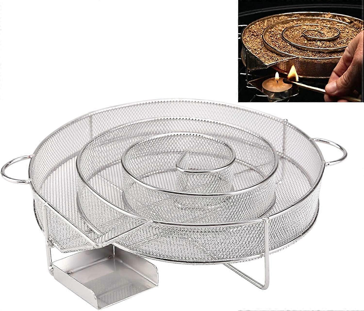 Kald Røyk Generator Kald Røyk Generator Kald Røyking Bbq Rundt Rustfritt Stål For Grill Og Røyker