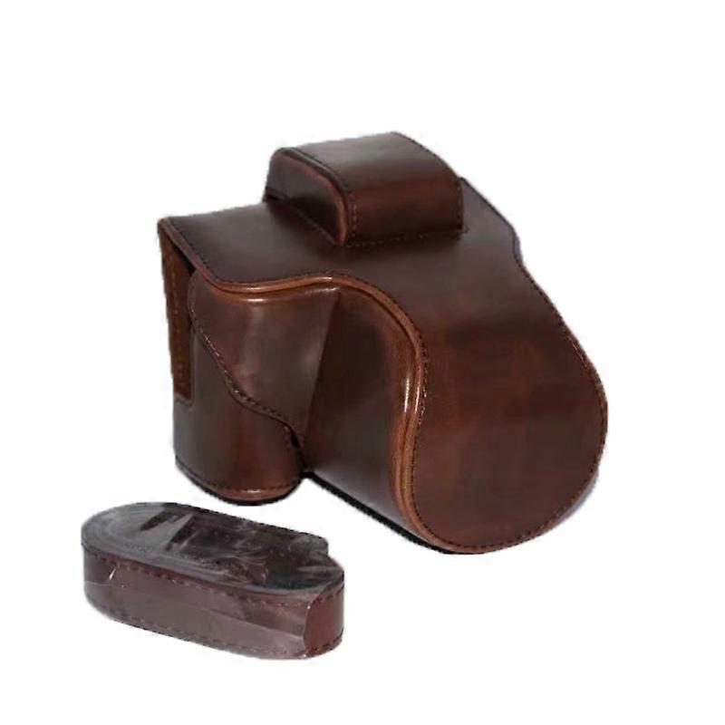 Camera Bag PU Leather Case For Canon EOS M5 M50 EOS M50 II M50 Mark II Camera Camera Bag Cover With Strap