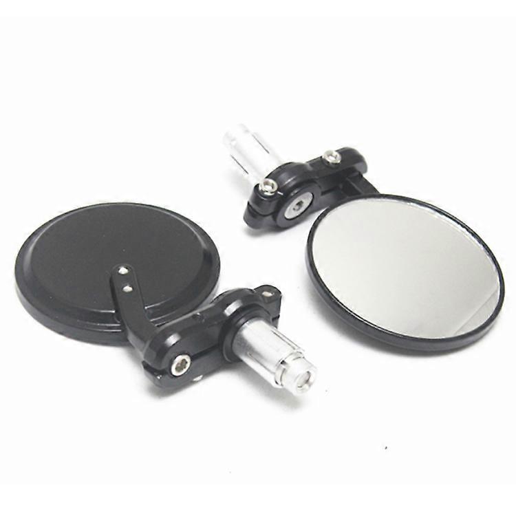 Electric Motorcycle Modification Little Ninja Horizon Little Monkey Reversing Rearview Mirror 22mm Handlebar Mirror Black Reflector
