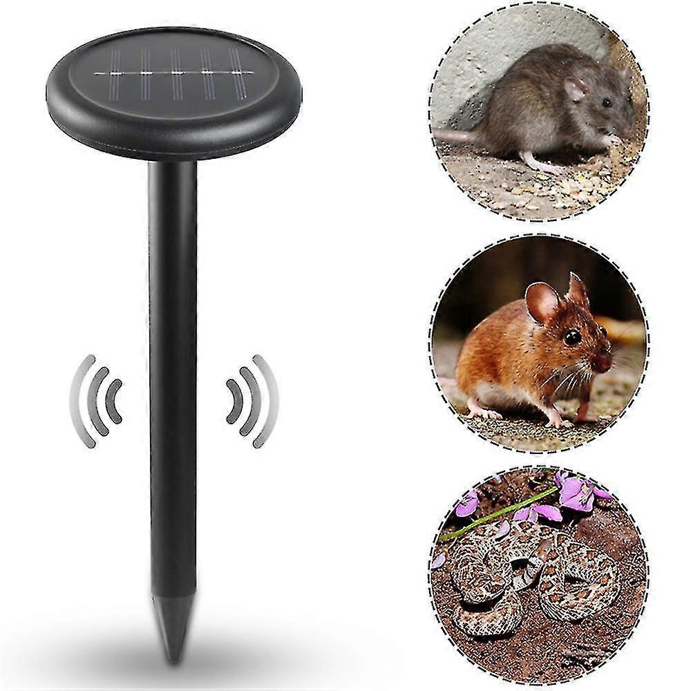 Ultraschall Rat Repeller Solarbetriebene Outdoor Garten Farm Boden Nagetier Maulwurf Mäuse Maus Repeller