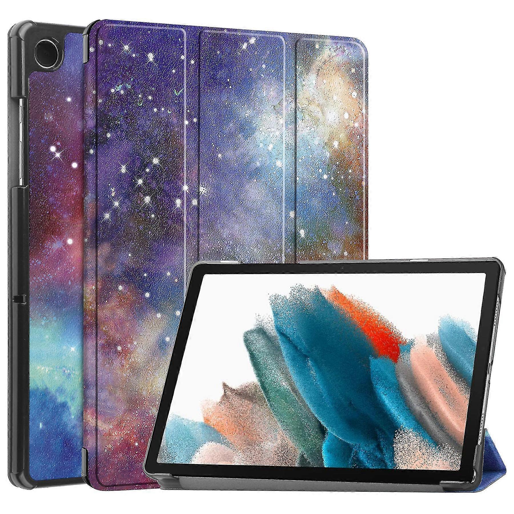 Pour Tab A9 + Trifold Stand Tablet Case Housse de protection à motif PU