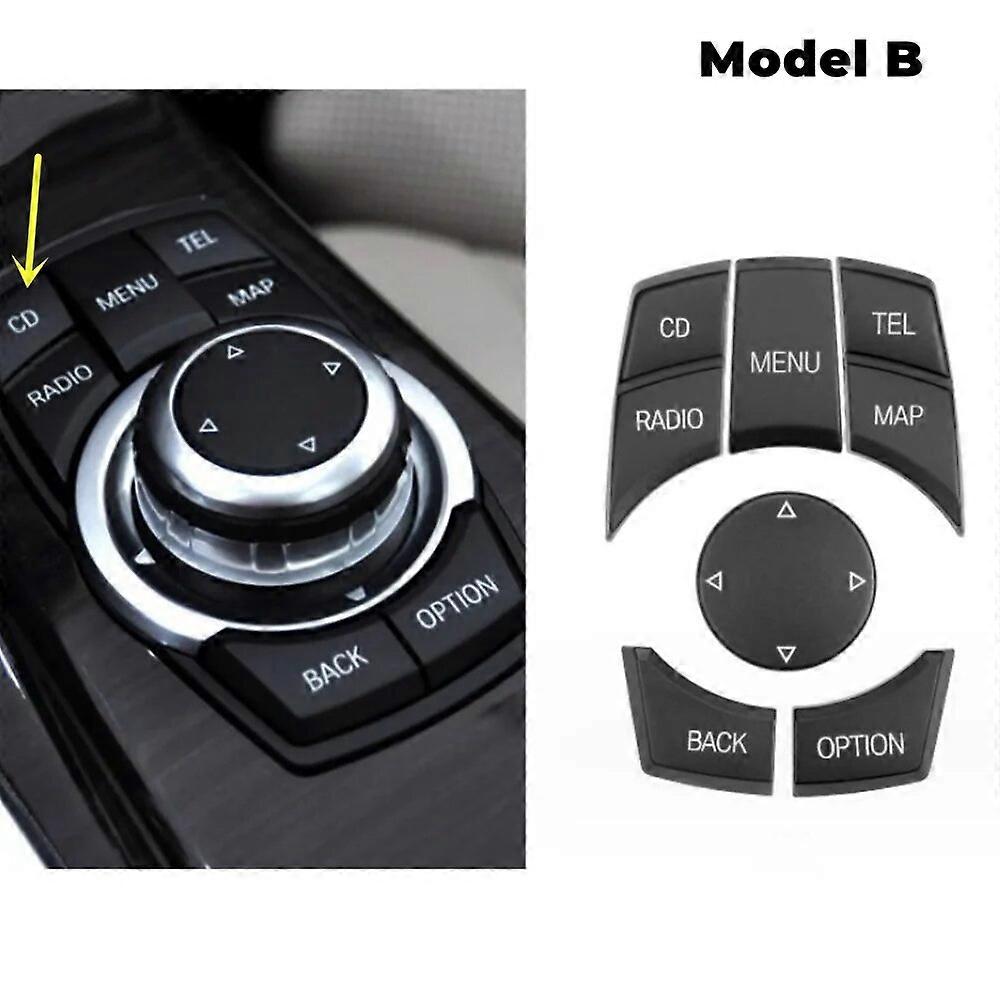 Console de voiture Bouton multimédia Bouton de menu Couvercle pour BMW 1 2 3 4 5 6 7 X3 X4 F20 F22 F30 F34 F36 F10 F02 F06 F25 F15 F16