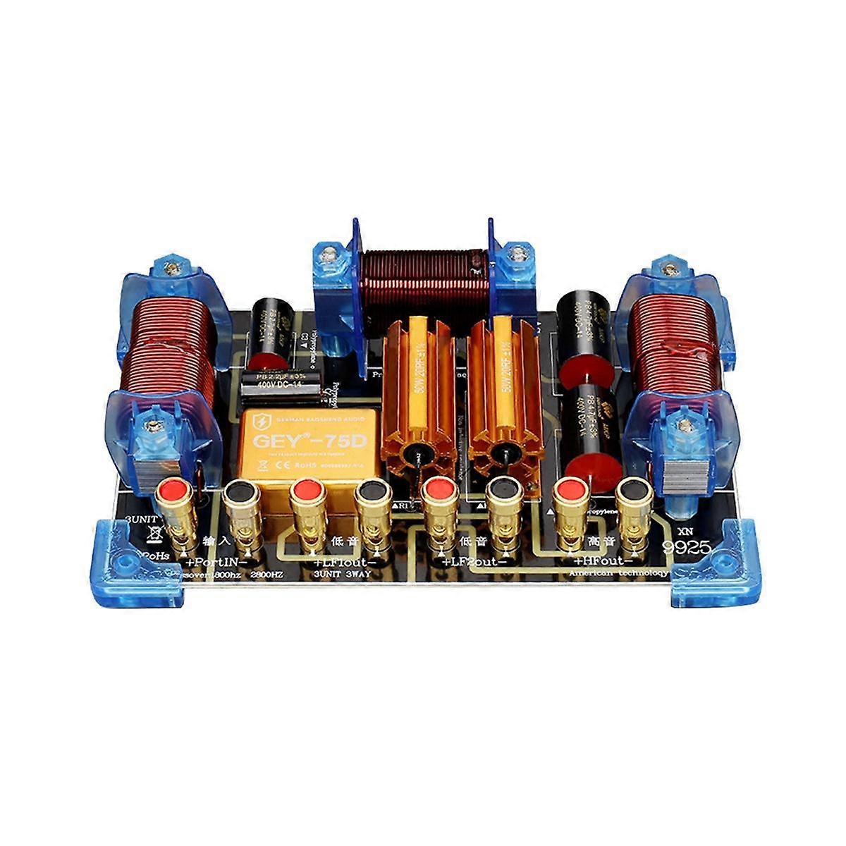 2000W Audio Frequency Divider Two Way Speaker Crossover 12 15 Inch Stage Performance High Power Fre