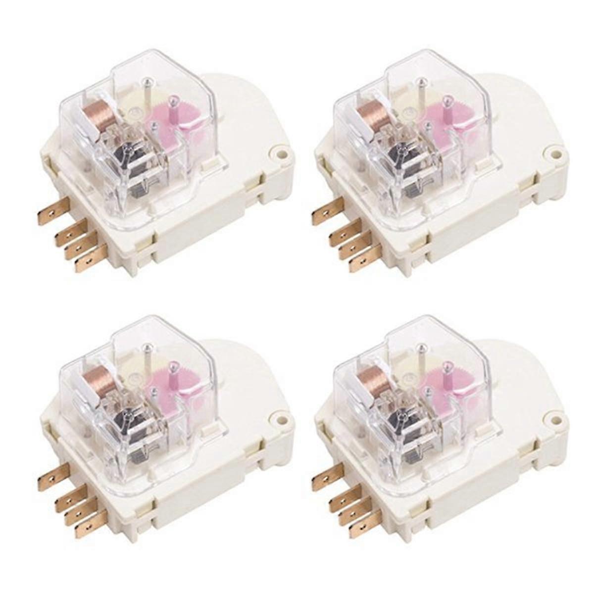 215846602 Refrigerator Defrost Timer Replacement Part Exact Fit for Refrigerators(4PCS)