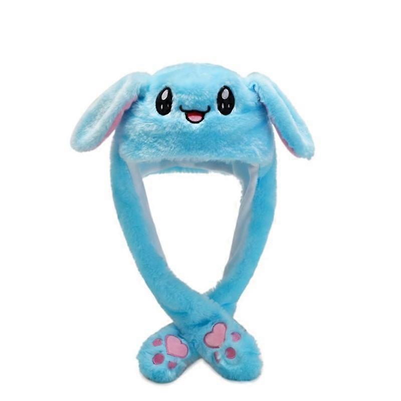 Rabbit Hat Ear Moving Jumping Hat Funny Rabbit Hat Plush Cap