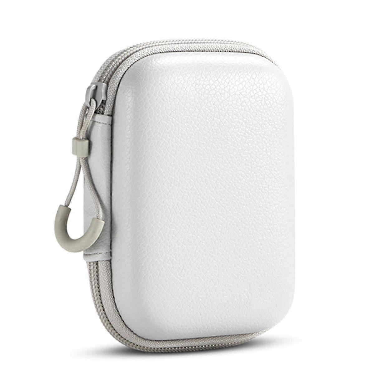 Pebbled Portable Mini Hard Shell Digital Gadgets Storage Bag Earphone Charger Case Plug Data Cable
