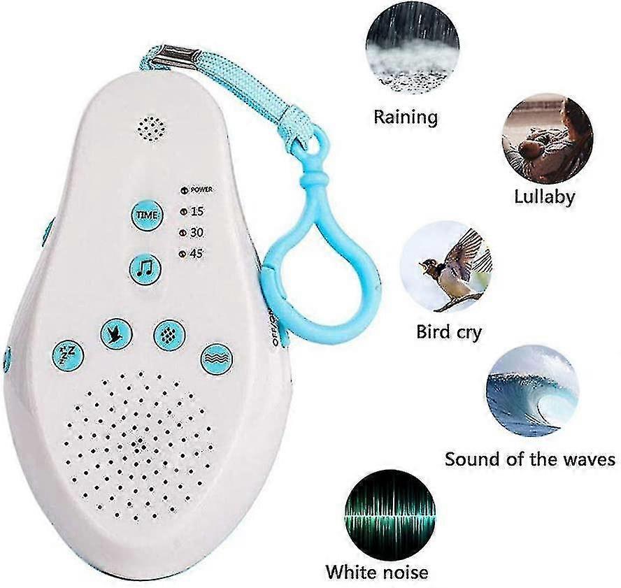 Baby White Noise Machine Recording Mother Sleep Sound Intelligent Voice Control Baby Sleep Instrument With Soothing Sound Sleep Timer.