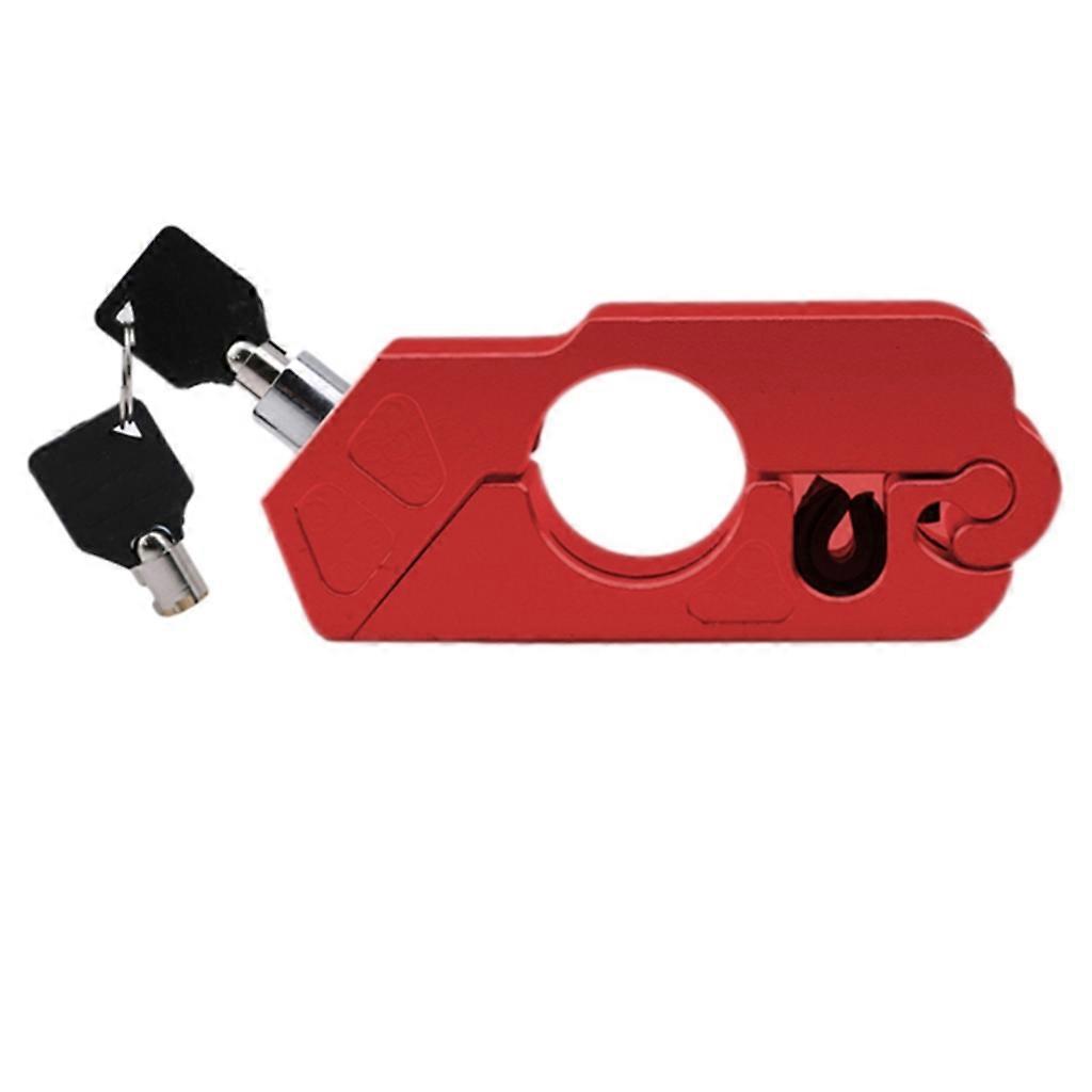 Motorcycle Anti Theft Locking Device Handlebar Throttle Security Lock Pull Rod