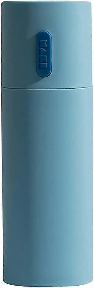 Travel Toothbrush Travel Box Toothpaste Cup,Blue