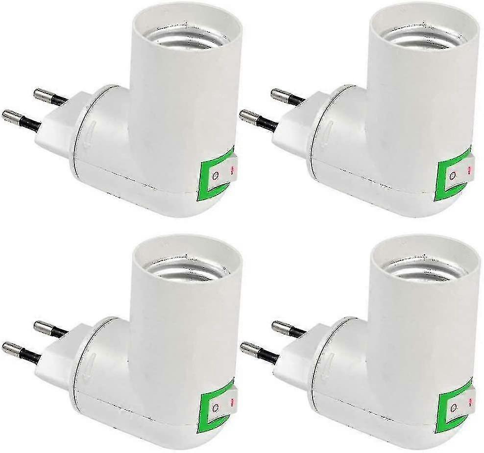 E27 Socket With Wireless Switch Base For E27 Led Light Bulb Plastic Socket