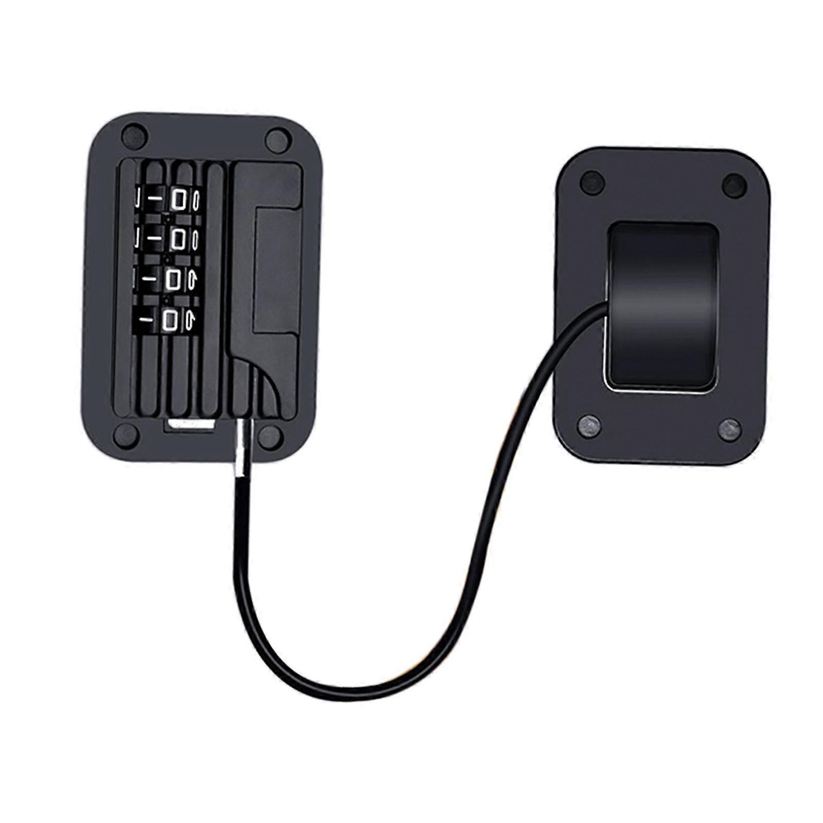 Refrigerator Window Lock Kid Safety Coded Combination Locks For Fridge Door Black