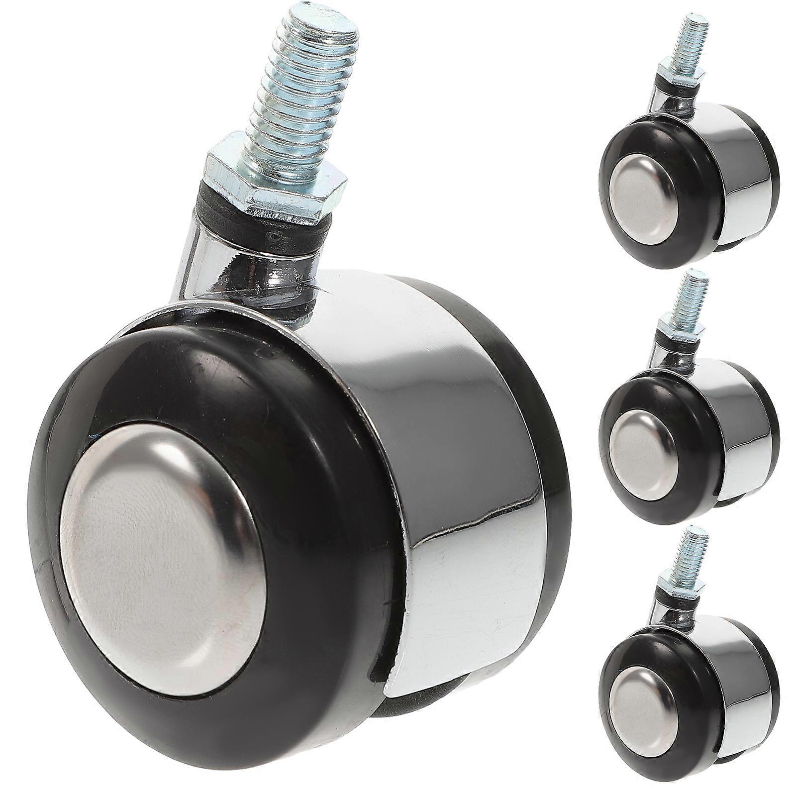 4pcs Walker Wheels Ersatz rotierende Räder Zinklegierung Rolling Heavy Duty Räder