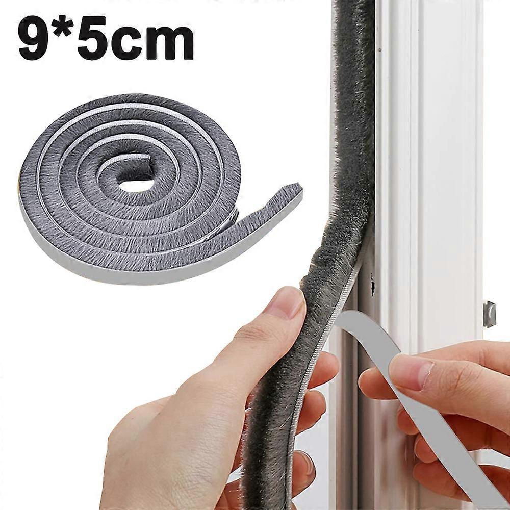Brush Seal Weatherstripping for Window and Door , Self-Adhesive Felt