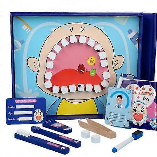 Simulation Dentist Working Tool Children Pretend Role Play Educational Toy Gift